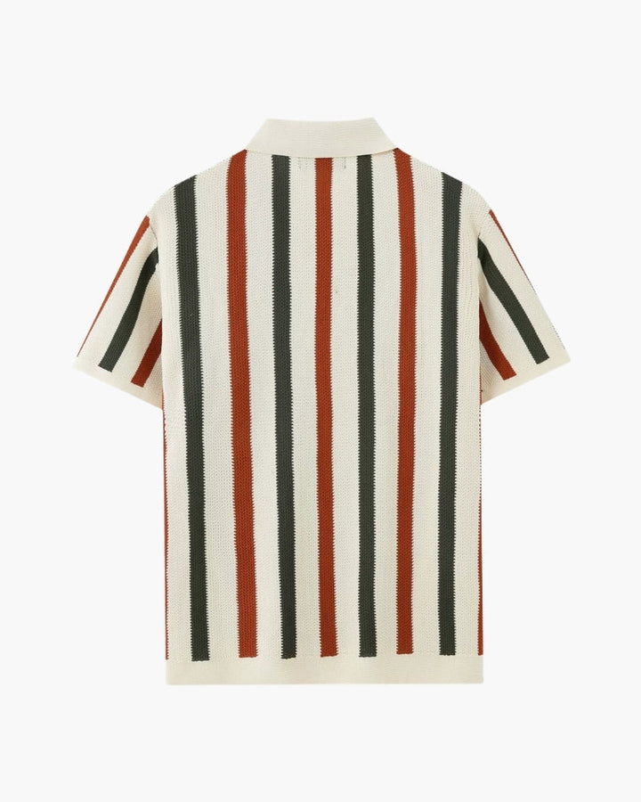 Resort Knit Stripe Polo