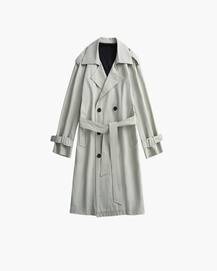 Classic Double-Breasted Trench Coat