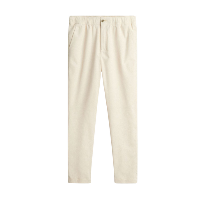 Men's Elastic Waist Linen Blend Loose Pants with Pockets