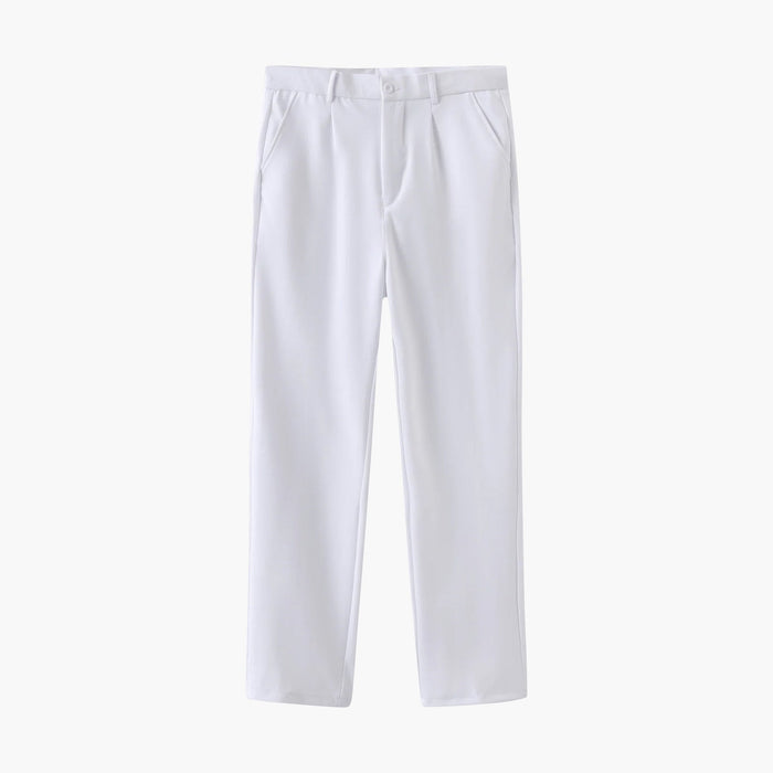 Men's Stretch Dress Pants Flat Front Zip Fly