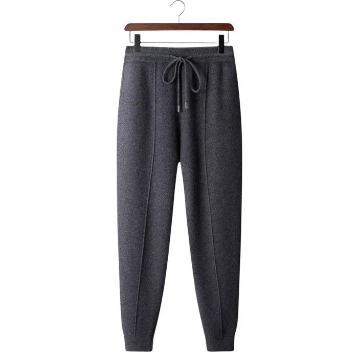 Women's Drawstring Joggers with Ribbed Cuffs