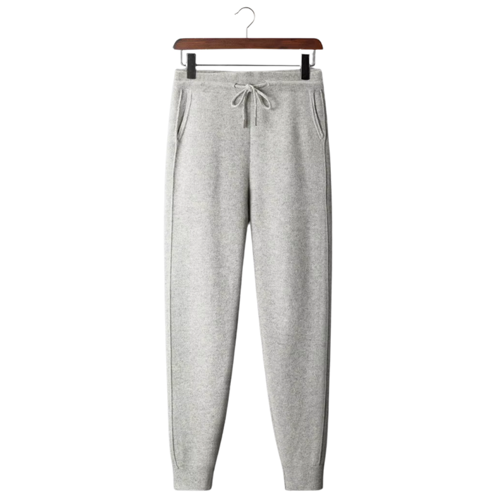 Women's Drawstring Joggers with Ribbed Cuffs and Pockets