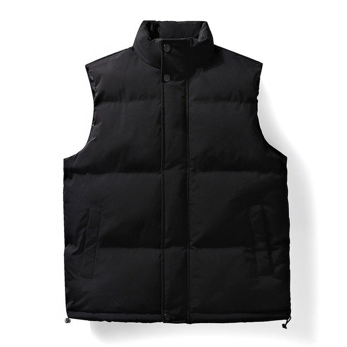 Women's Quilted Puffer Gilet with High Stand Collar