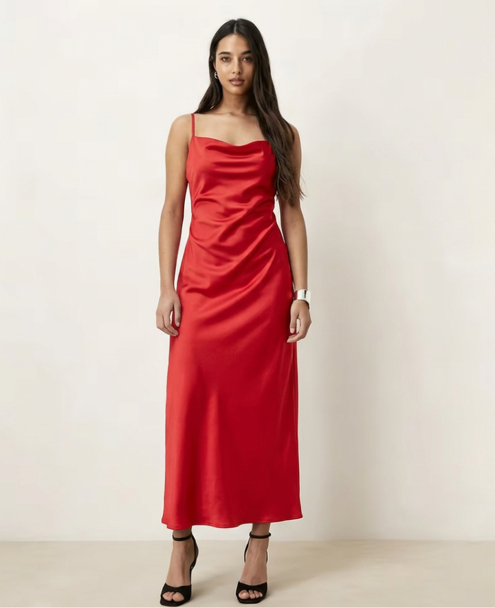 Old Money Silk Slip Dress