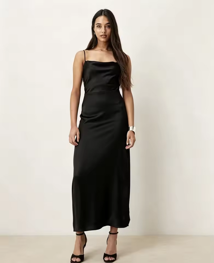 Old Money Silk Slip Dress