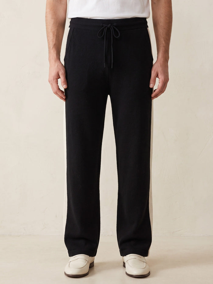 Men's Wide-Leg Drawstring Trousers Relaxed Fit