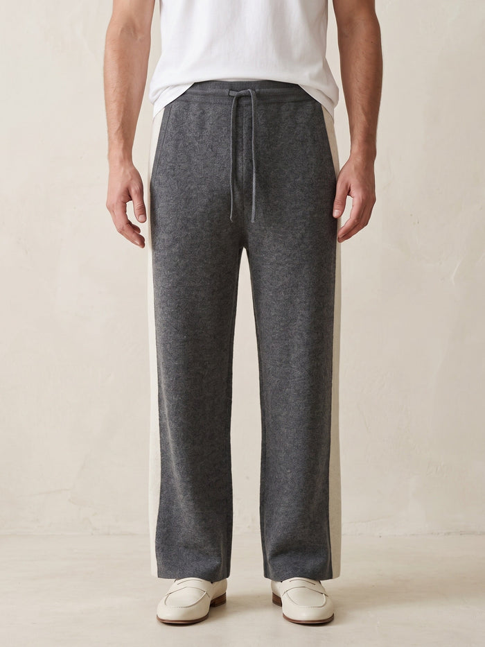Men's Wide-Leg Drawstring Trousers Relaxed Fit